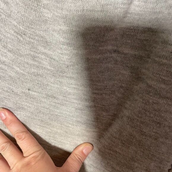 Knox Rose Fringe Sweater Women Size XXL Gray Sweater Cardigan Boho - Picture 6 of 9